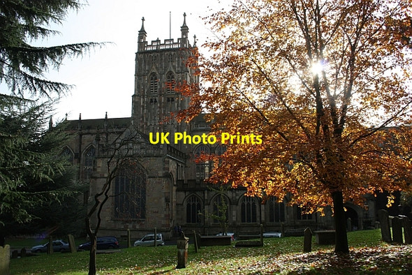Photo 6"x4" Great Malvern Priory Great Malvern c2009