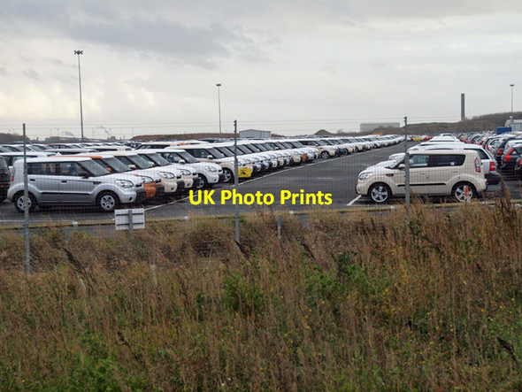 Photo 6"x4" Imported Vehicle Storage Area - Killingholme East Halton c2009