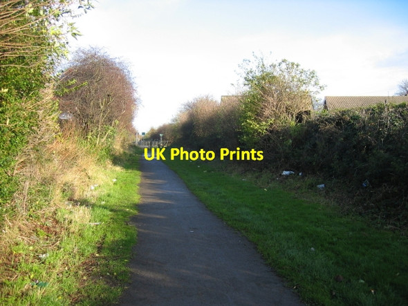 Photo 6"x4" Cycle path and former waggonway Follingsby c2009