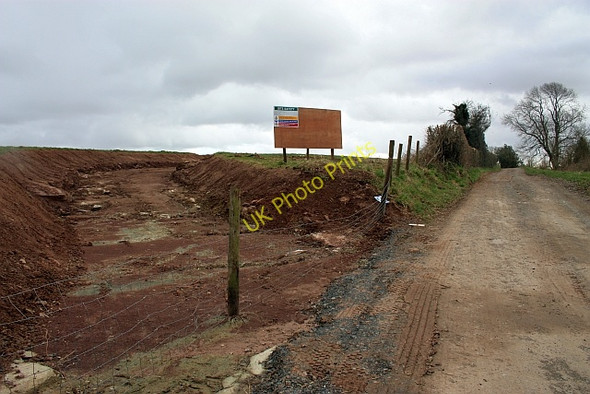 Photo 6"x4" New track, Shortwood Farm Ullingswick c2009