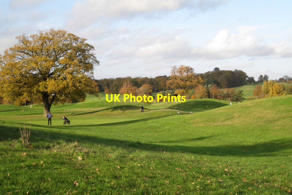 Photo 6"x4" A green on the King's Course, The Warwickshire Warwick c2009