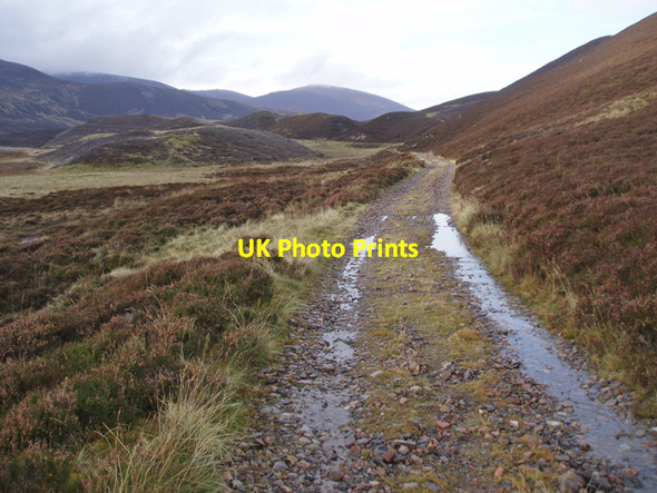 Photo 6"x4" Track near River Gairn Wester Shenalt c2009
