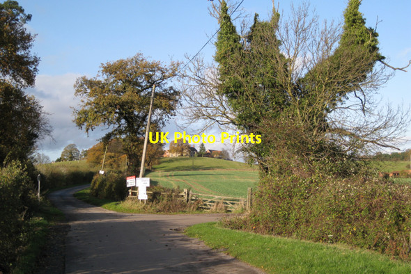 Photo 6"x4" Turning for the former Wedgnock rifle range Warwick c2009