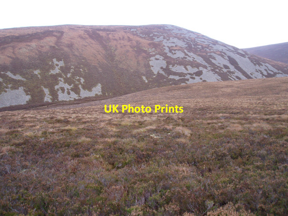 Photo 6"x4" Moorland south of Carn a'Bhodaich Cairn Dregnie c2009