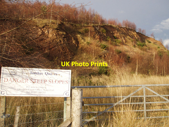 Photo 6"x4" Tombae Quarry Tomnavoulin c2009