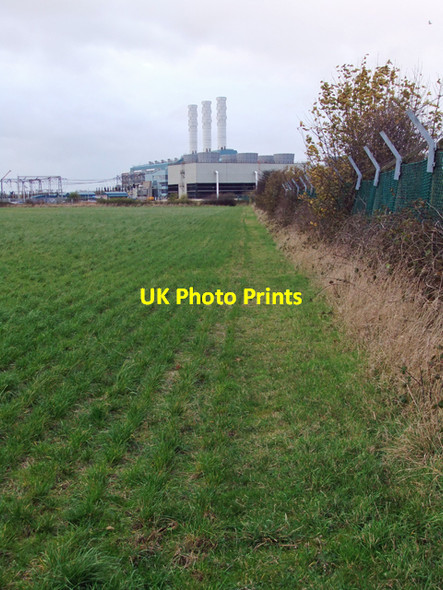 Photo 6"x4" Public Footpath near Chase Hill, North Killingholme East Halton c2009