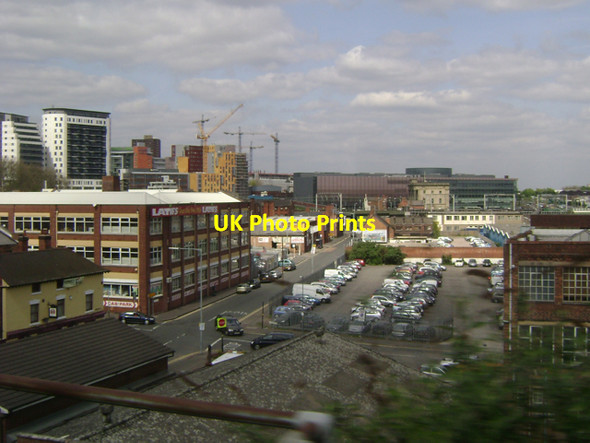 Photo 6"x4" New Canal Street B5 and car parks Birmingham c2009