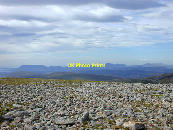 Photo 6"x4" View north northwest from Beinn Dearg Beinn Dearg\/NH2581 c2005