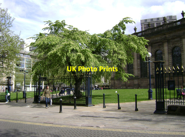 Photo 6"x4" St Philip's Cathedral churchyard Lee Bank c2009