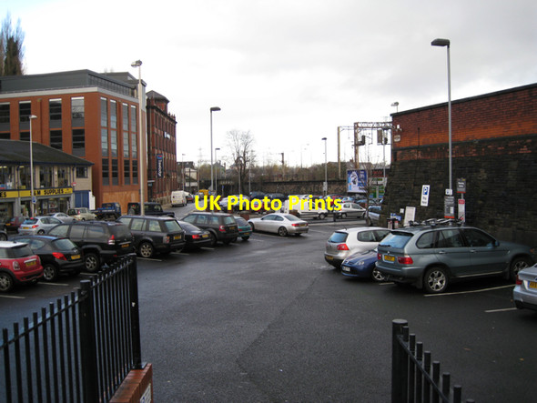 Photo 6"x4" Railway station car park, Macclesfield Macclesfield c2009