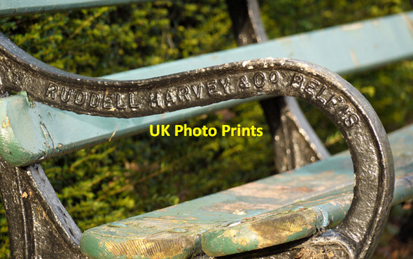 Photo 6"x4" Bench, Barnett Demesne Dunmurry c2009