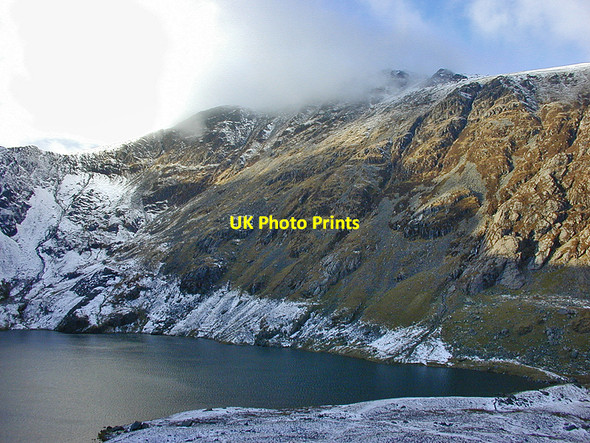 Photo 6"x4" A wintry Cwm Cau Dol-ffanog c2000