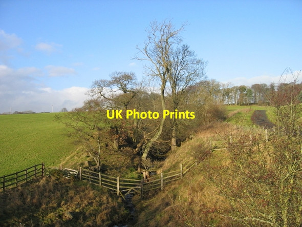 Photo 6"x4" Unnamed stream near Crow hall Bardon Mill c2009