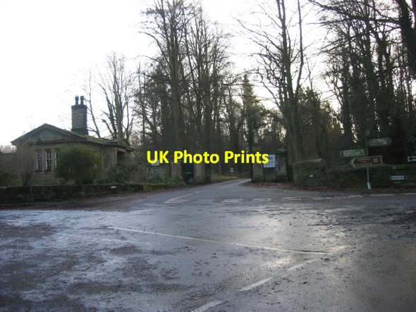 Photo 6"x4" Lodge and entrance to Ridley Hall Bardon Mill c2009