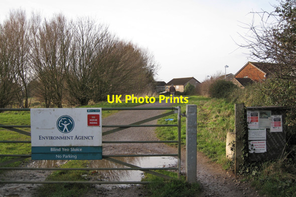 Photo 6"x4" Open space by Blind Yeo Sluice Clevedon c2009