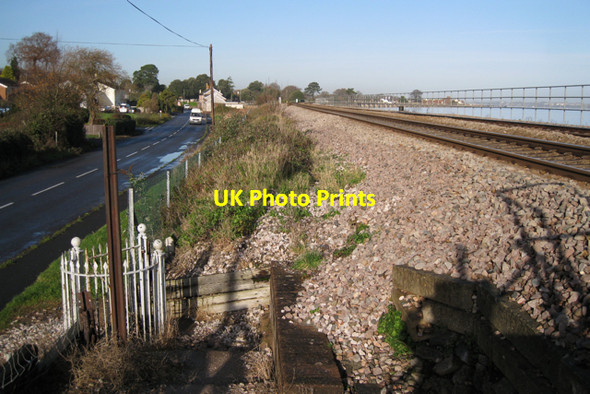 Photo 6"x4" Pedestrian crossing of railway south of Cockwood Cockwood\/SX9780 c2009