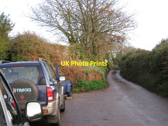 Photo 6"x4" Orchard Lane gets narrow Cofton c2009