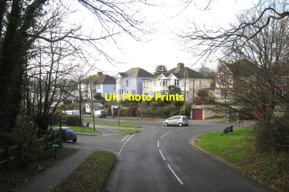 Photo 6"x4" Exeter Road, Dawlish, seen from Warren Road Dawlish c2009