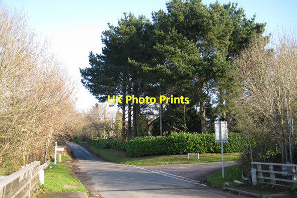 Photo 6"x4" Junction of Hestow Road and Lindridge Hill Kingsteignton c2009