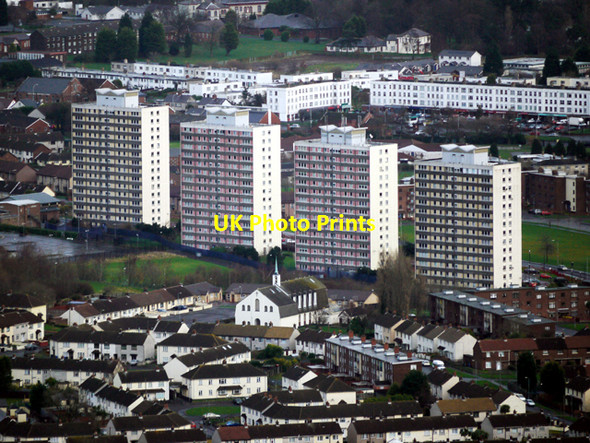 Photo 6"x4" Flats, Rathcoole Newtownabbey c2009
