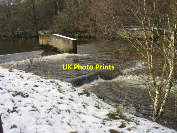 Photo 6"x4" Weir on the River South Tyne at Featherstone Park Village\/NY6861 c2009