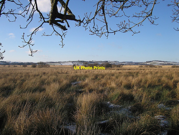 Photo 6"x4" View across Cors Caron Tregaron c2010