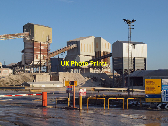 Photo 6"x4" Plant at Melton Ross Lime Works Croxton\/TA0912 c2009