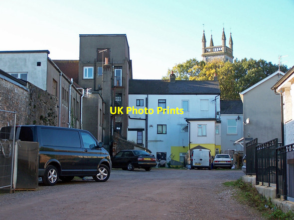 Photo 6"x4" Backs of buildings Torquay c2010