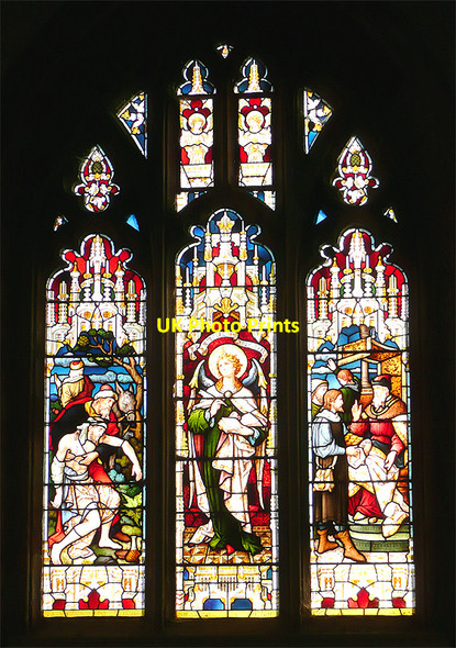 Photo 6"x4" Windows in the Church of St Nicholas, Arundel Arundel c2010