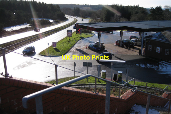 Photo 6"x4" Petrol filling station, A380 at Great Haldon Bridge Kenn\/SX9285 c2010