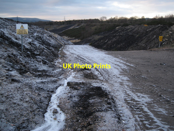 Photo 6"x4" Track out of Newbridge ball clay quarry (2) Chudleigh Knighton c2010
