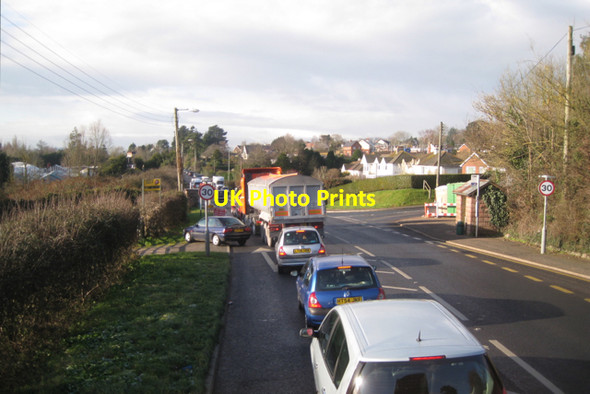 Photo 6"x4" Roadworks, A381, Bishopsteignton Ash Hill\/SX9173 c2010