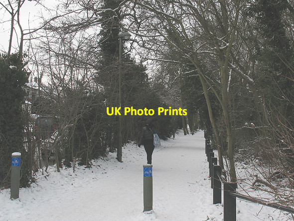 Photo 6"x4" Cycle path alongside Elmstead Lane Bromley\/TQ4069 c2010