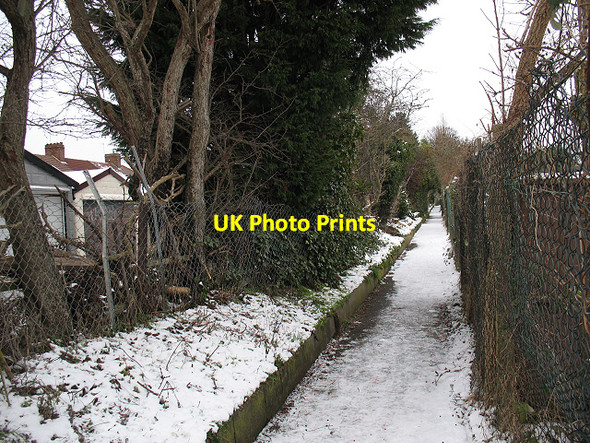 Photo 6"x4" Footpath off Green Lane, Chislehurst Foxbury c2010