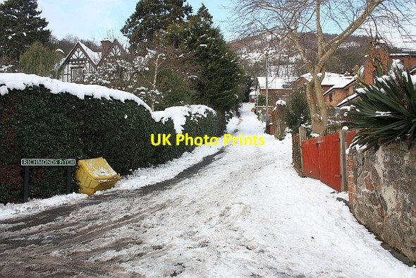 Photo 6"x4" Richmonds Pitch in the snow Brand Green\/SO7641 c2010