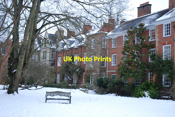 Photo 6"x4" LMH gardens in winter Oxford\/SP5106 c2010