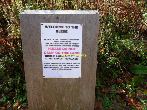 Photo 6"x4" No camping notice at Luss Glebe Luss c2009
