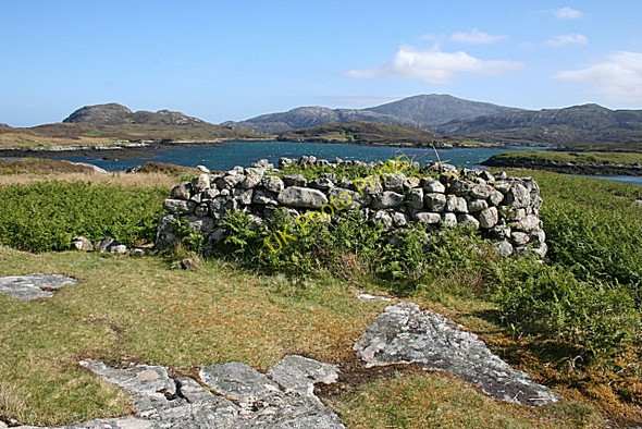 Photo 6"x4" Ruin by Loch Aineort Taobh a Tuath Loch Aineort c2009 P1