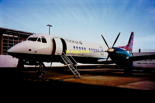 Photo 6"x4" Ronaldsway Airport - Manx Airlines aircraft Castletown\/SC2667 c1999
