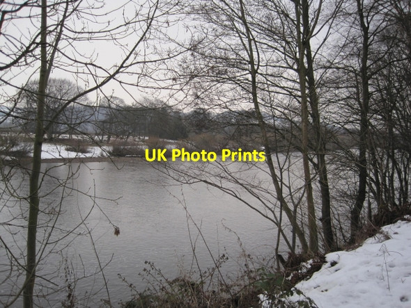 Photo 6"x4" River Tyne at Hexham Hexham c2010