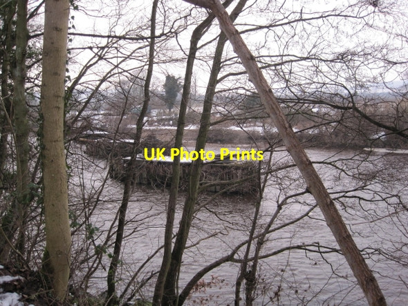 Photo 6"x4" Border Counties Railway Bridge (remains) Hexham c2010