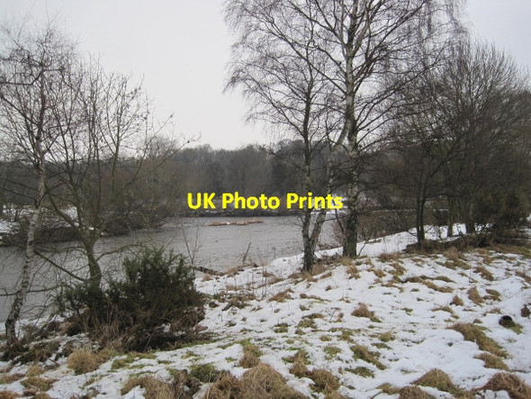 Photo 6"x4" River South Tyne near its Confluence with the River North Tyne Hexham c2010