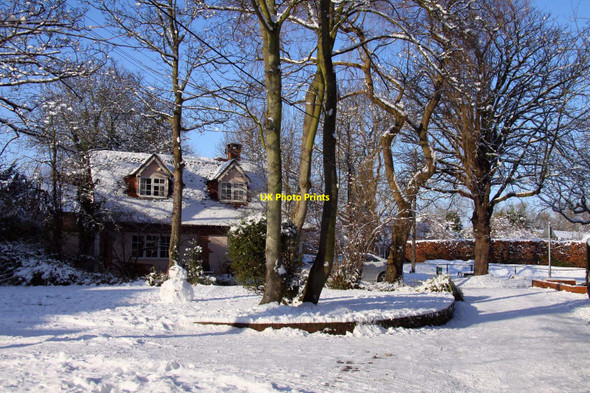 Photo 6"x4" Snow in Church End Blewbury c2010
