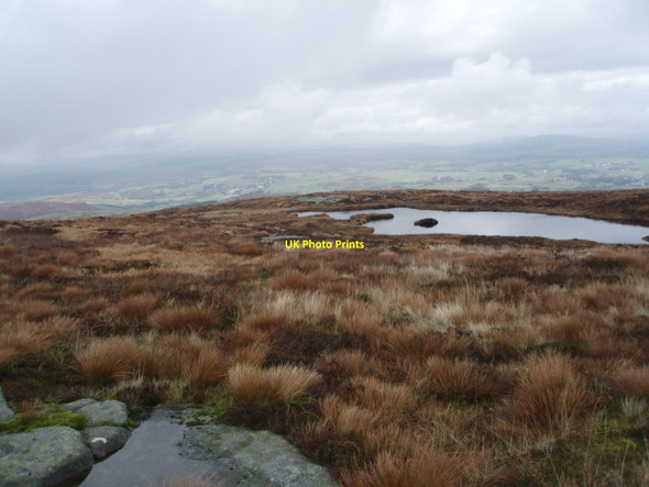 Photo 6"x4" Summit lochan on Cairnsmore of Dee Black Craig of Dee or Cairnsmore c2009