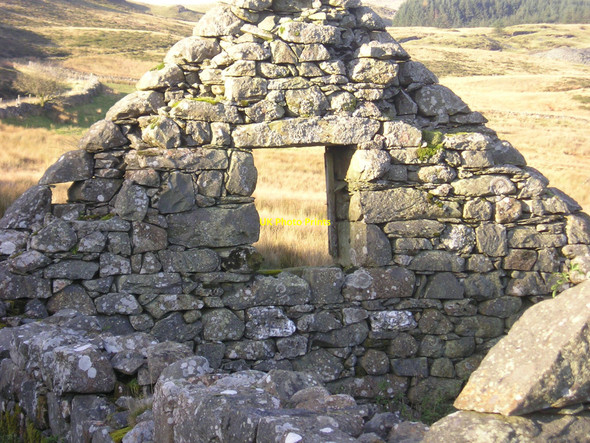 Photo 6"x4" Snowdonia: Ruined House Rhydymain c2009