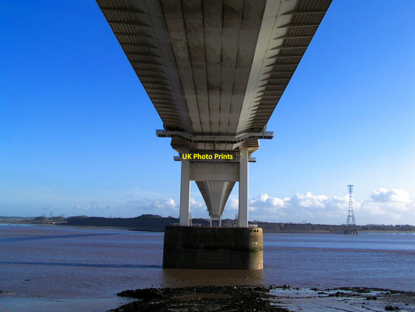 Photo 6"x4" Severn bridge Beachley c2009