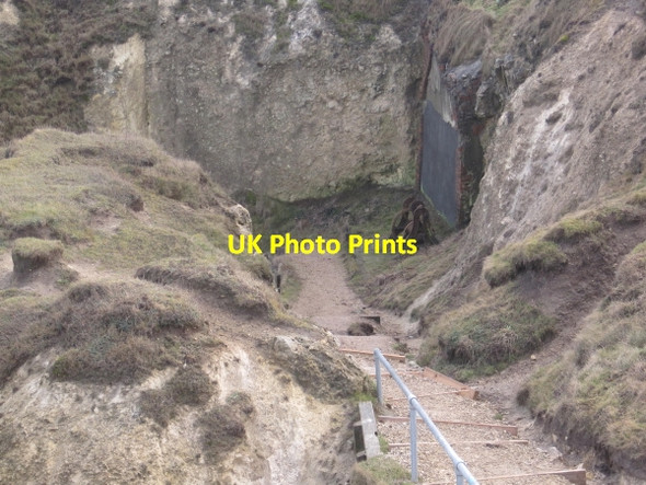 Photo 6"x4" Steps into Man Haven Horsley Hill c2010