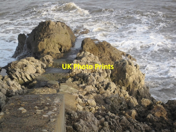 Photo 6"x4" Rock Outcrop in Sea Horsley Hill c2010
