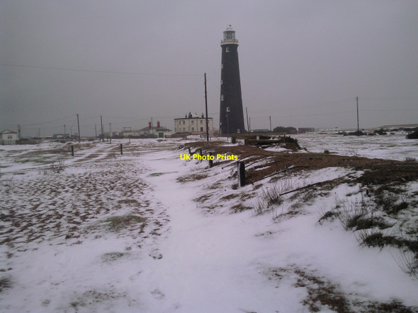 Photo 6"x4" Dungeness in the snow Dungeness c2010