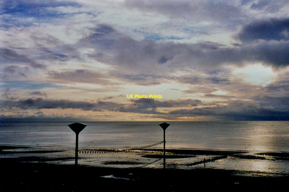 Photo 6"x4" Douglas - Central Promenade - Sunrise to the east Douglas\/SC3875 c1999
